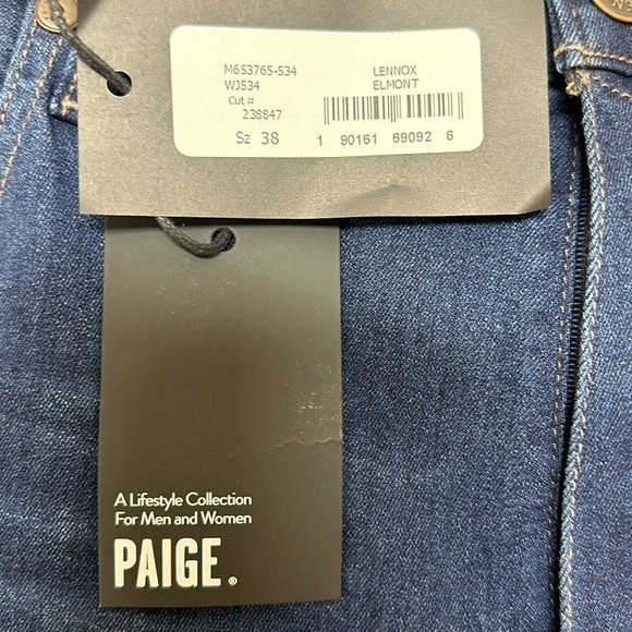 PAIGE LENNOX ELMONT SIZE 38 NWT - Picture 3 of 10
